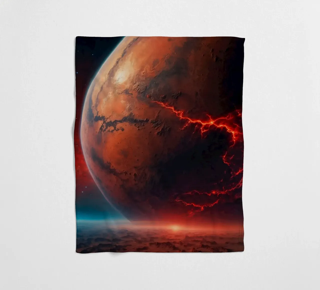 Paesaggio rosso di Marte coperta in pile da Lootprint