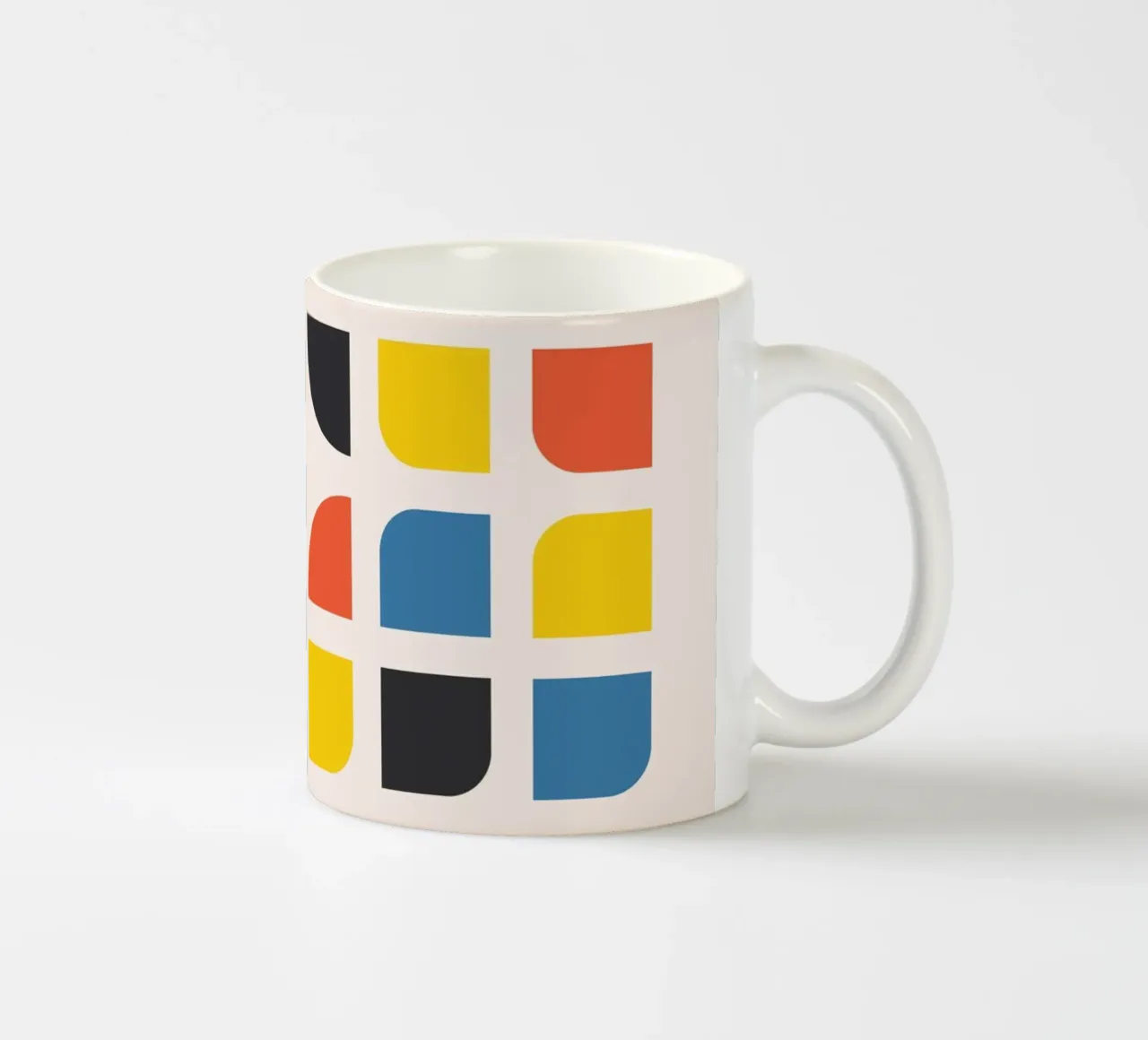 Grafica Bauhaus 1919 - Design geometrico moderno tazza in ceramica da Whole©