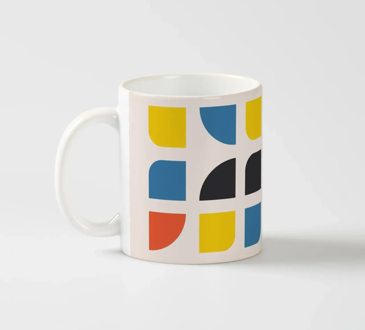 Grafica Bauhaus 1919 - Design geometrico moderno tazza in ceramica da Whole©