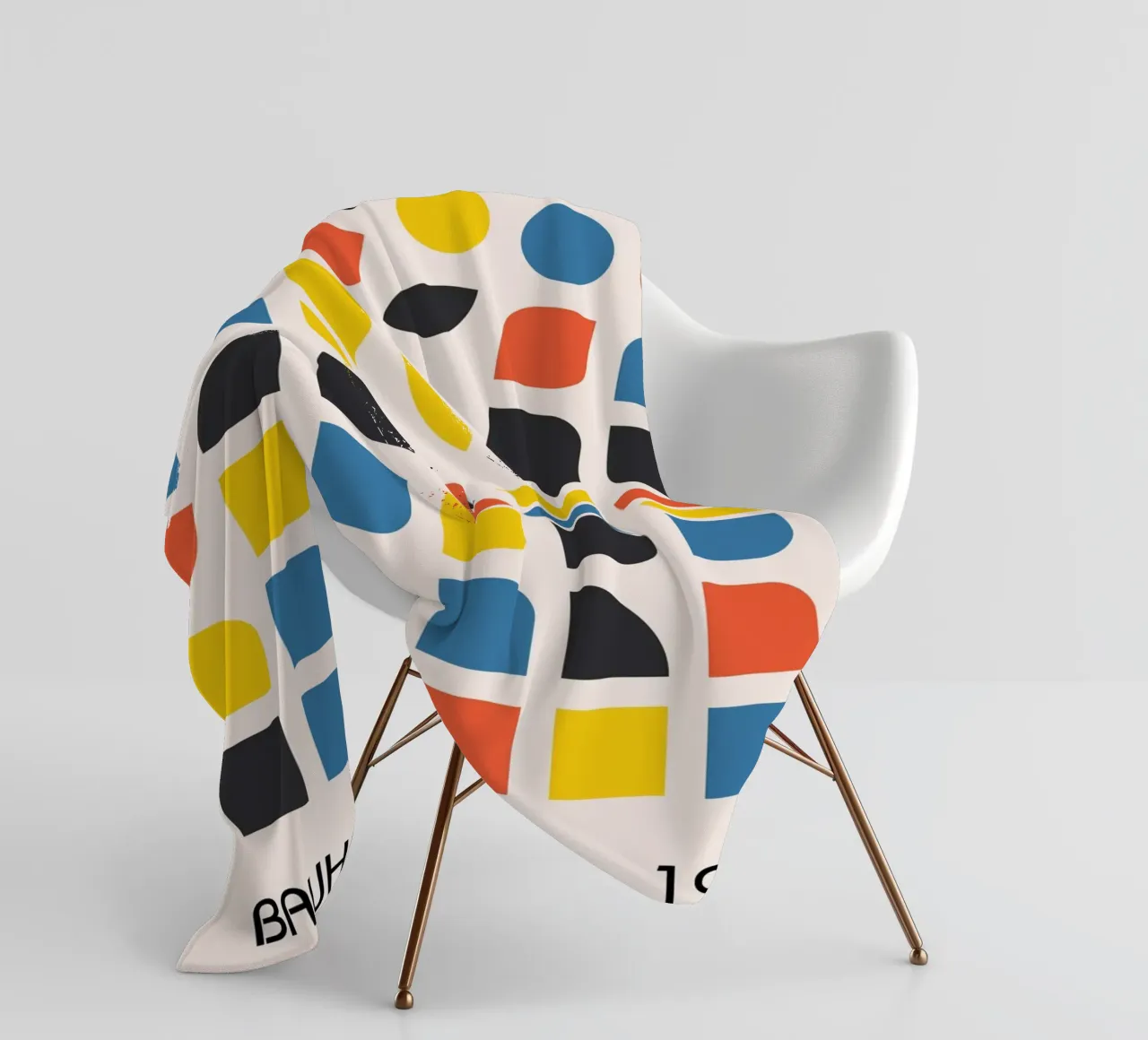 Grafica Bauhaus 1919 - Design geometrico moderno coperta in pile da Whole©