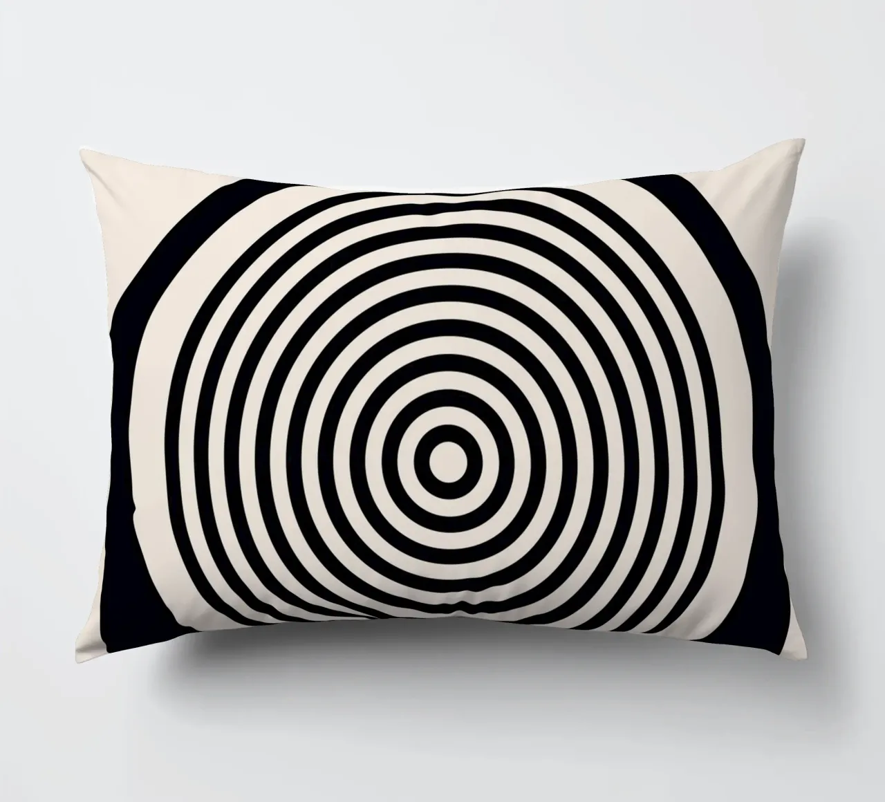 Grafica Bauhaus 1923 - Design minimalista in bianco e nero cuscino da Whole©