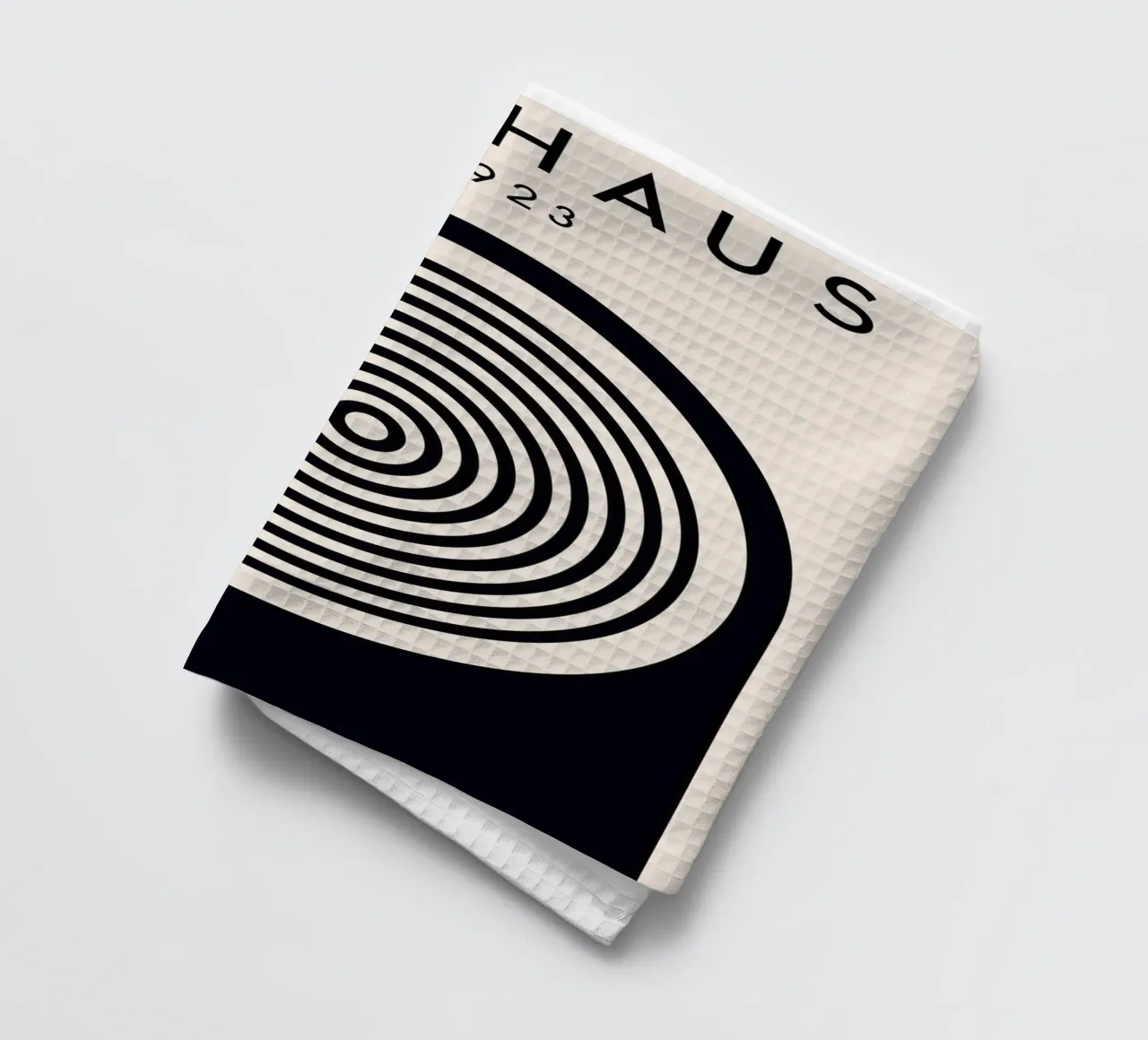 Grafica Bauhaus 1923 - Design minimalista in bianco e nero canovaccio da cucina da Whole©
