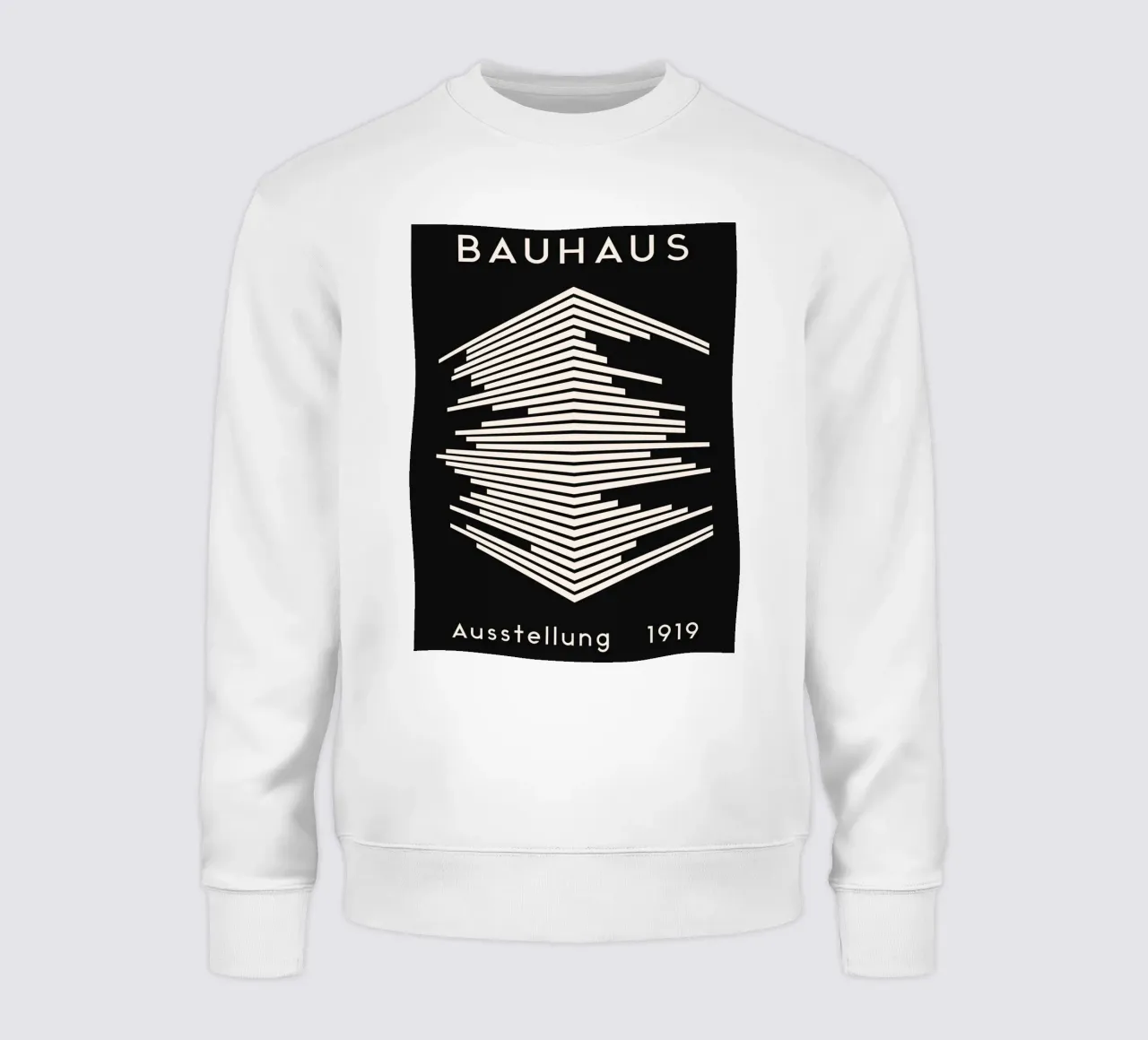 Mostra Bauhaus 1919 - Design a linee geometriche felpa da Whole©