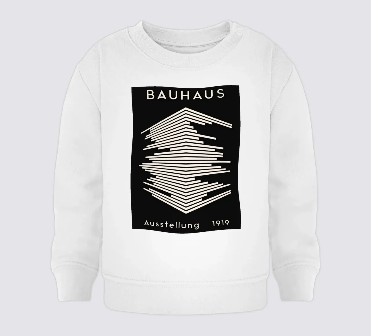 Mostra Bauhaus 1919 - Design a linee geometriche felpa neonato da Whole©