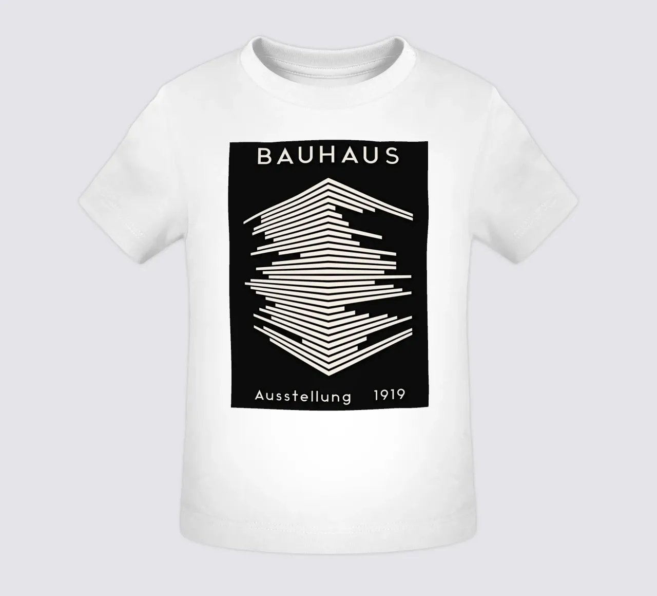 Mostra Bauhaus 1919 - Design a linee geometriche maglietta neonato da Whole©