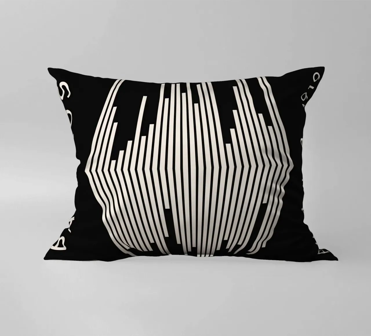 Bauhaus Ausstellung 1919 – Geometrisches Linien-Design Kissen von Whole©