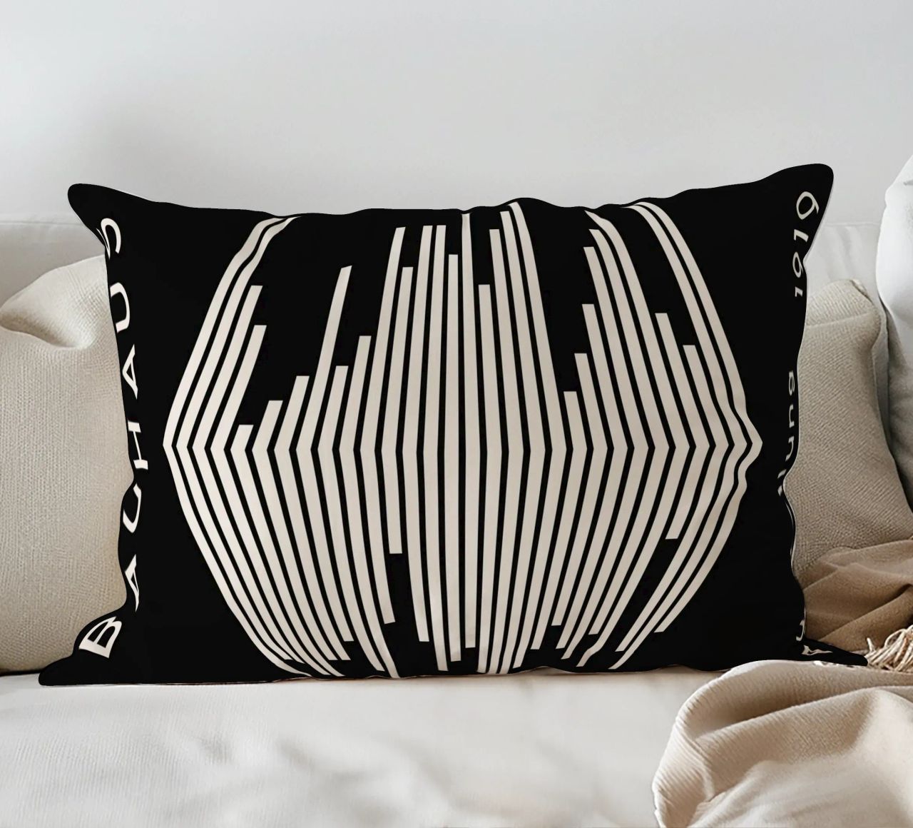 Mostra Bauhaus 1919 - Design a linee geometriche cuscino da Whole©