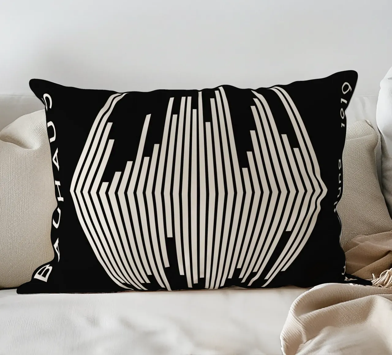 Mostra Bauhaus 1919 - Design a linee geometriche cuscino da Whole©