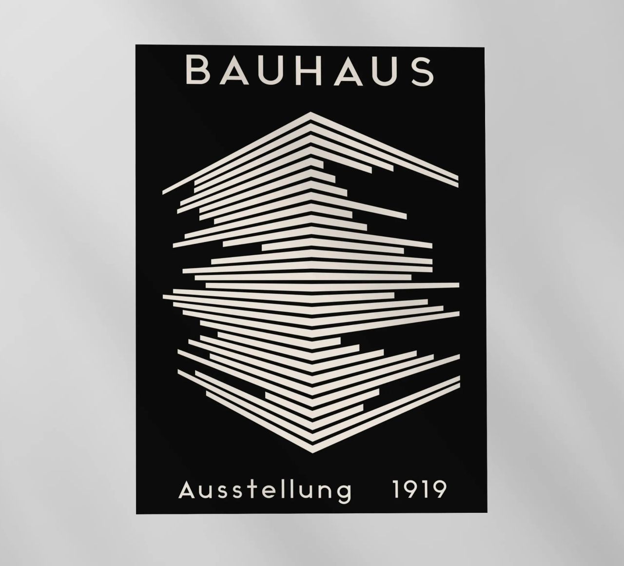 Mostra Bauhaus 1919 - Design a linee geometriche pellicola backlit da Whole©