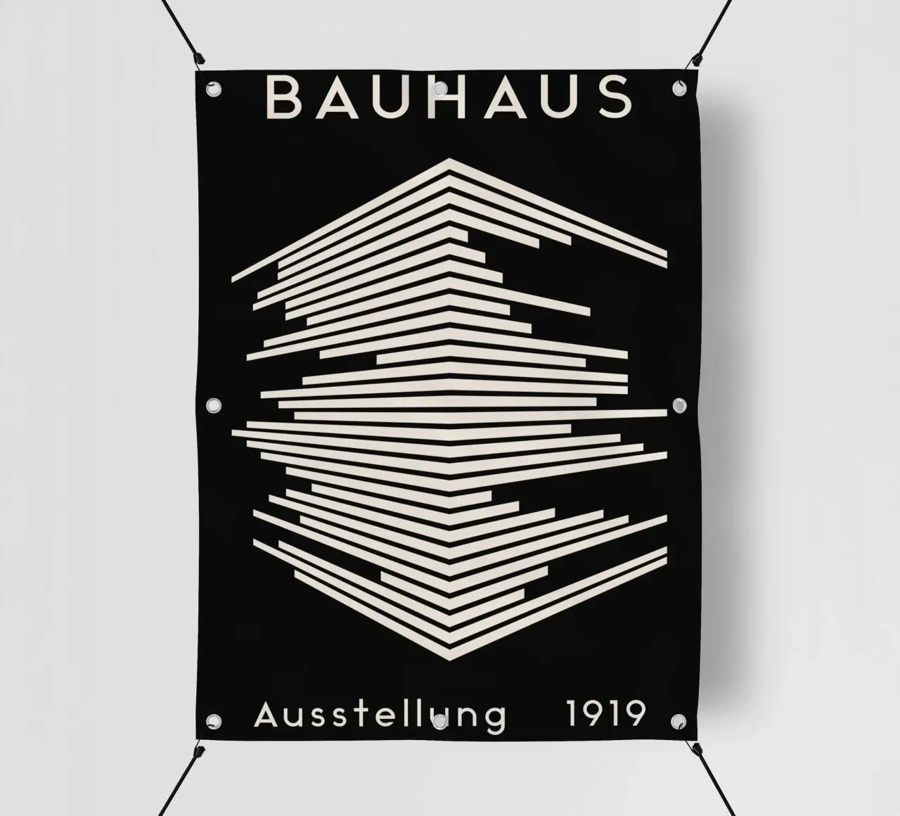 Mostra Bauhaus 1919 - Design a linee geometriche telo in pvc da Whole©