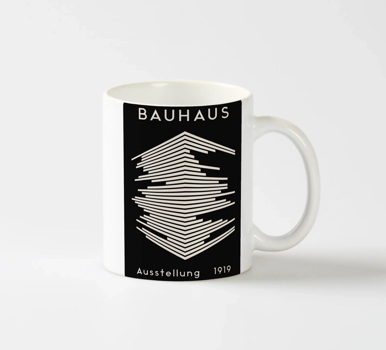Mostra Bauhaus 1919 - Design a linee geometriche tazza in ceramica da Whole©