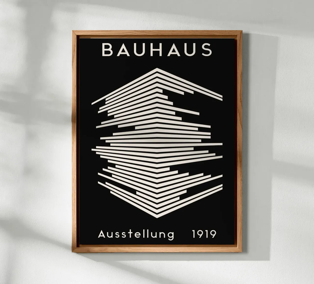 Mostra Bauhaus 1919 - Design a linee geometriche alluminio dibond da Whole©