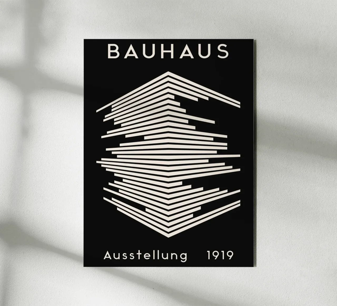 Mostra Bauhaus 1919 - Design a linee geometriche alluminio dibond da Whole©