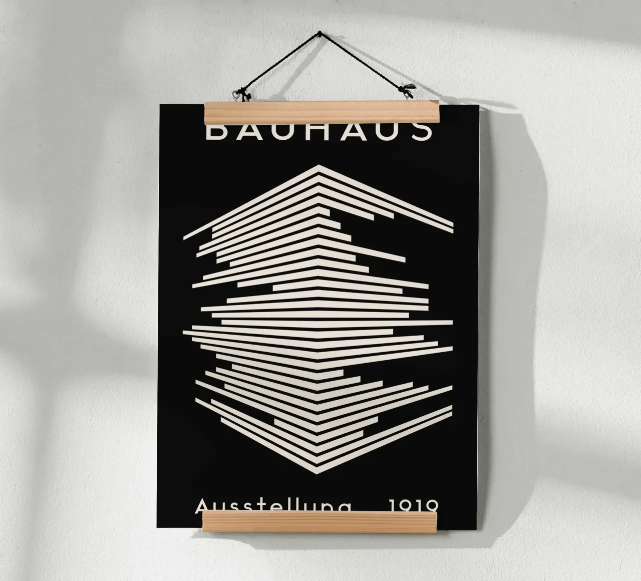 Mostra Bauhaus 1919 - Design a linee geometriche poster da Whole©