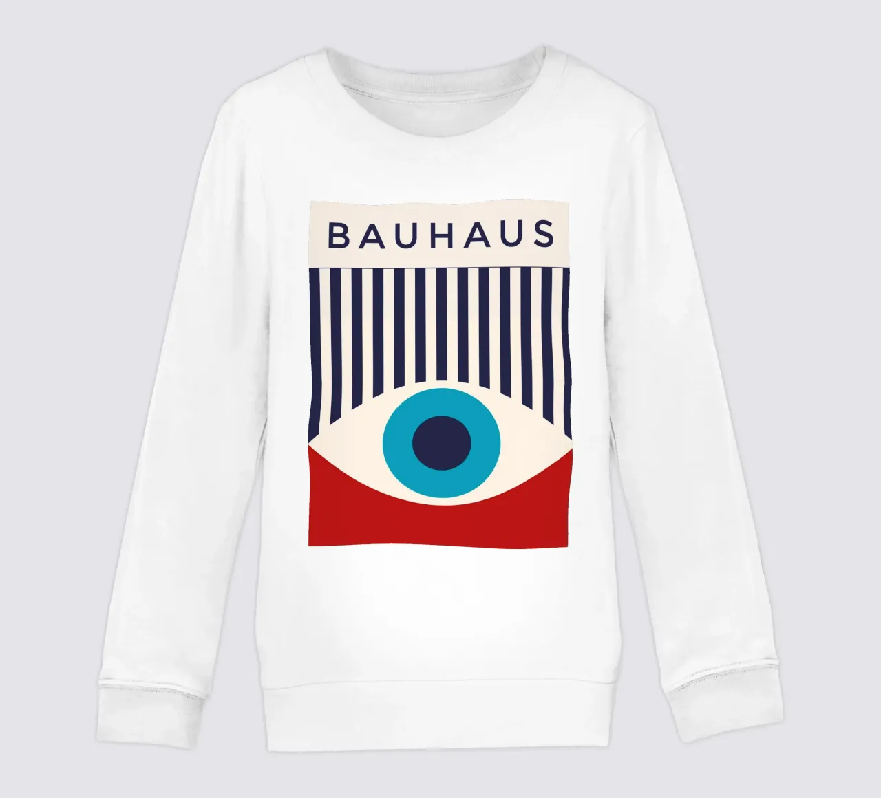 Bauhaus 1919 - Design astratto degli occhi, grafica moderna felpa bambino da Whole©