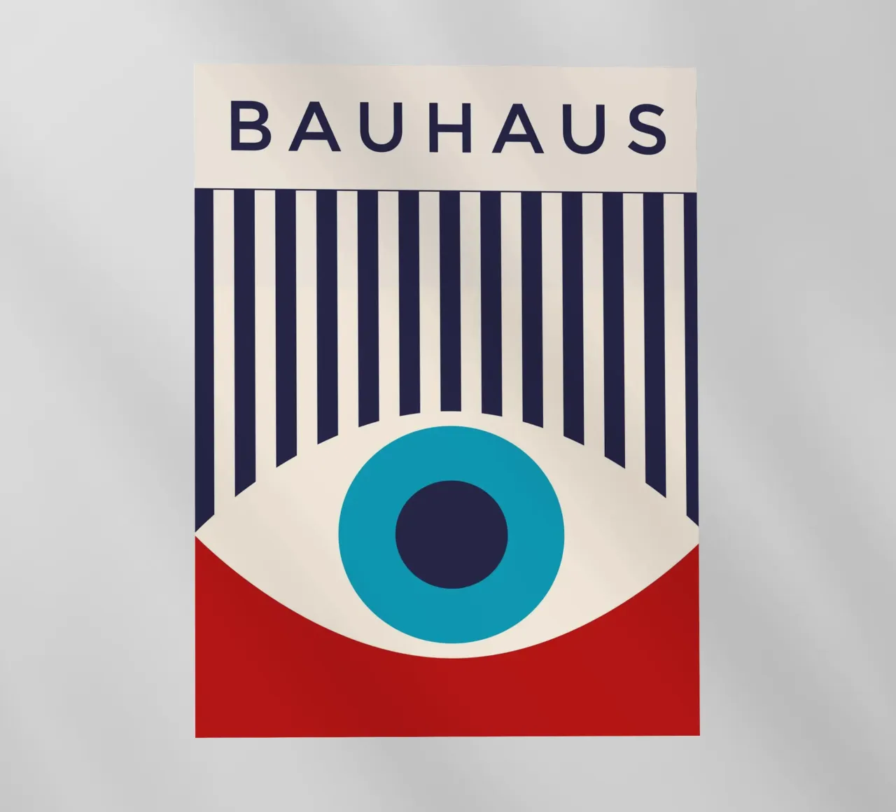 Bauhaus 1919 - Design astratto degli occhi, grafica moderna pellicola backlit da Whole©