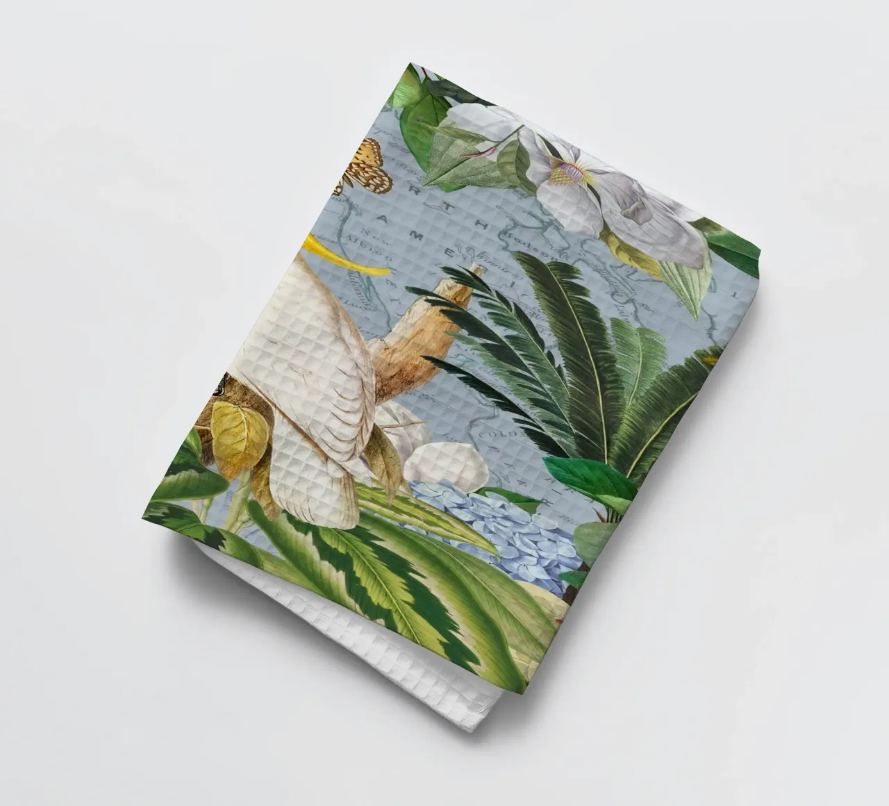 Cacatua bianchi Vita selvatica tropicale esotica della giungla 2 canovaccio da cucina da Vintage World - Uta Naumann