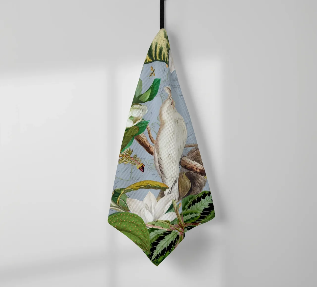 Cacatua bianchi Vita selvatica tropicale esotica della giungla 3 canovaccio da cucina da Vintage World - Uta Naumann