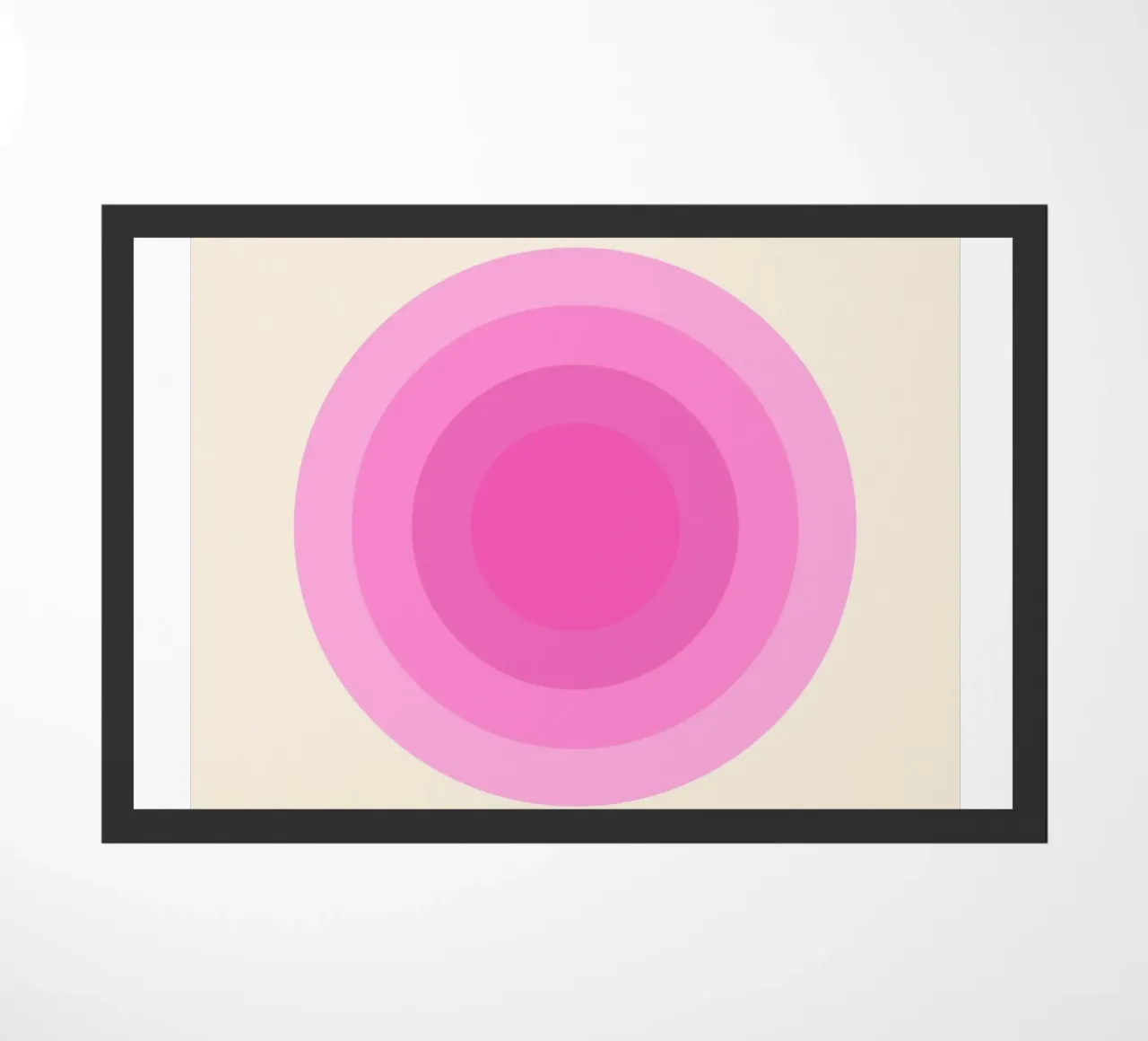 Bauhaus 1919 - Cerchi rosa, design moderno zerbino da Whole©
