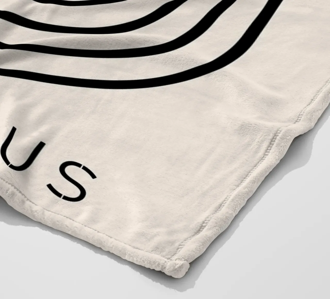 Bauhaus semicircle - abstract geometry in a modern style fleece blanket by Whole©