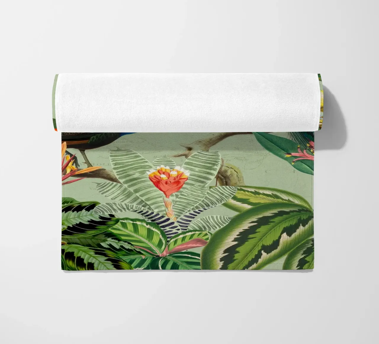 Pavoni esotici in paradiso telo mare da Vintage World - Uta Naumann