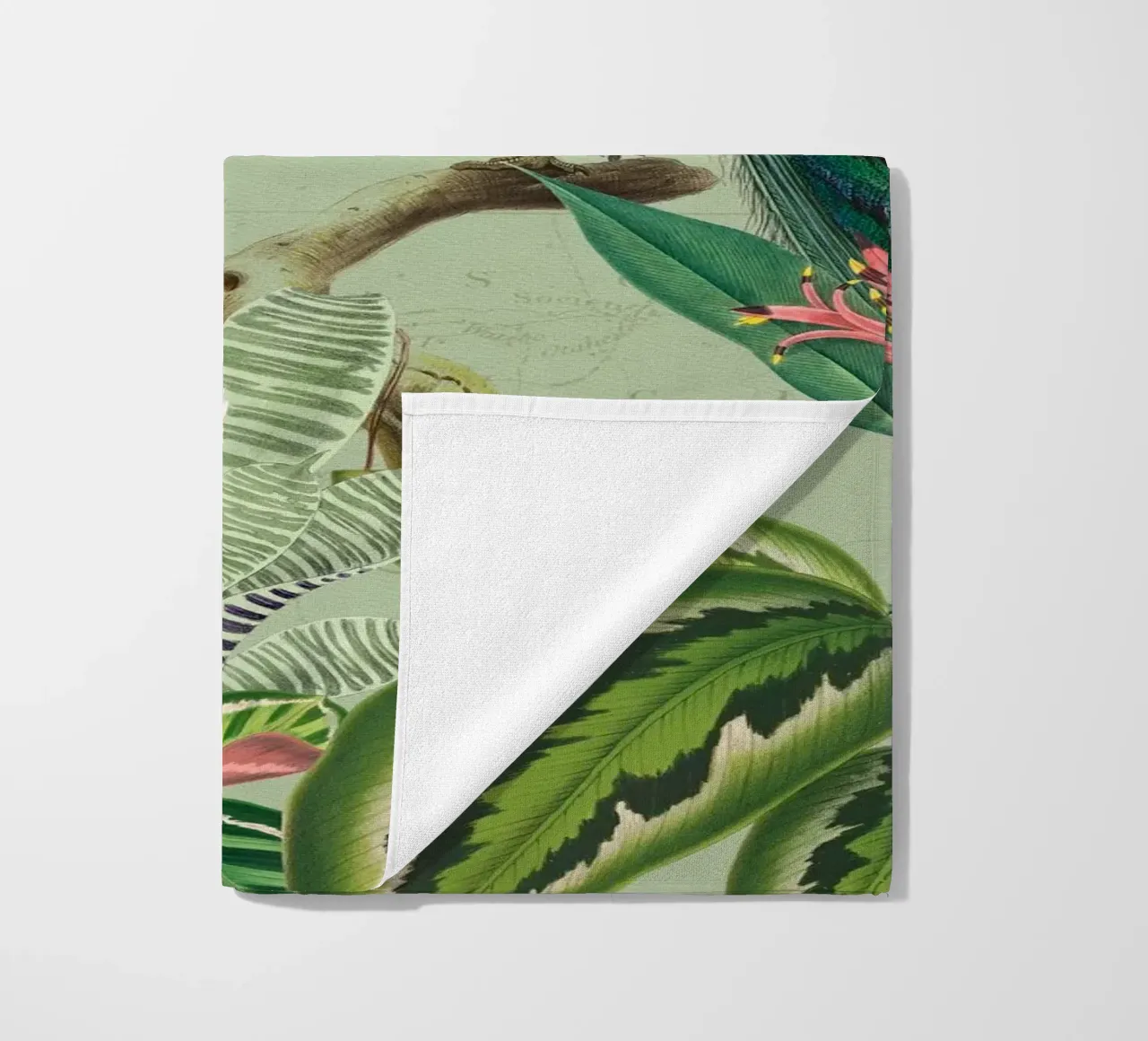 Pavoni esotici in paradiso telo mare da Vintage World - Uta Naumann