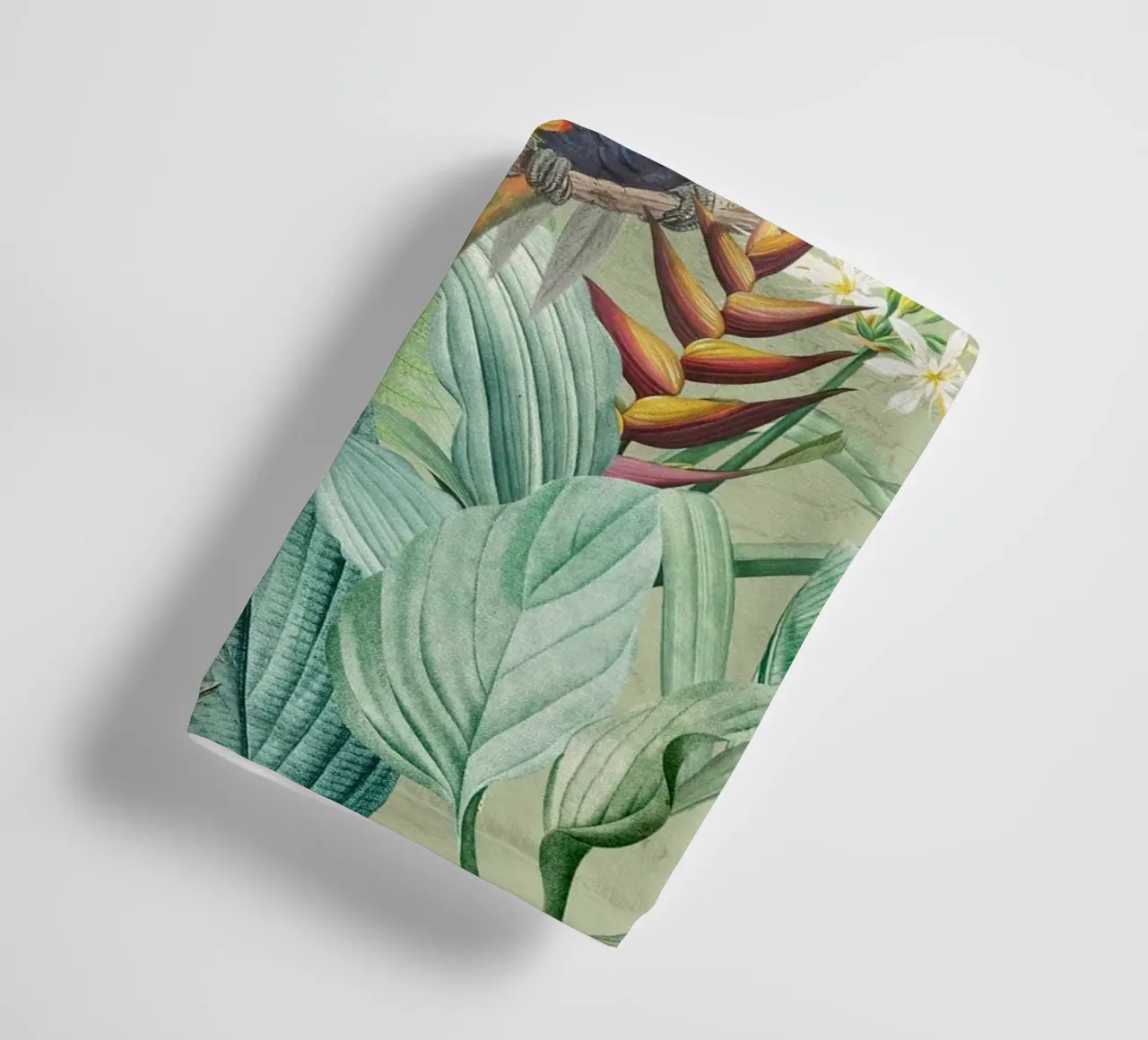 Pavoni colorati nella giungla tropicale asciugamano da bagno da Vintage World - Uta Naumann