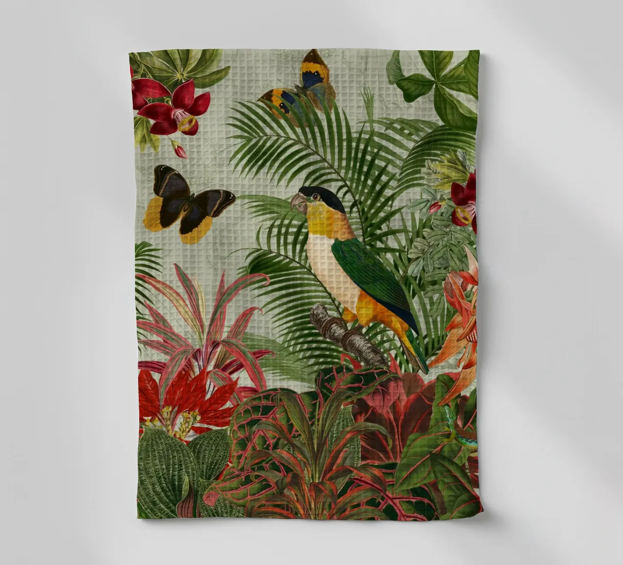 La vie dans la jungle exotique torchon de Vintage World - Uta Naumann