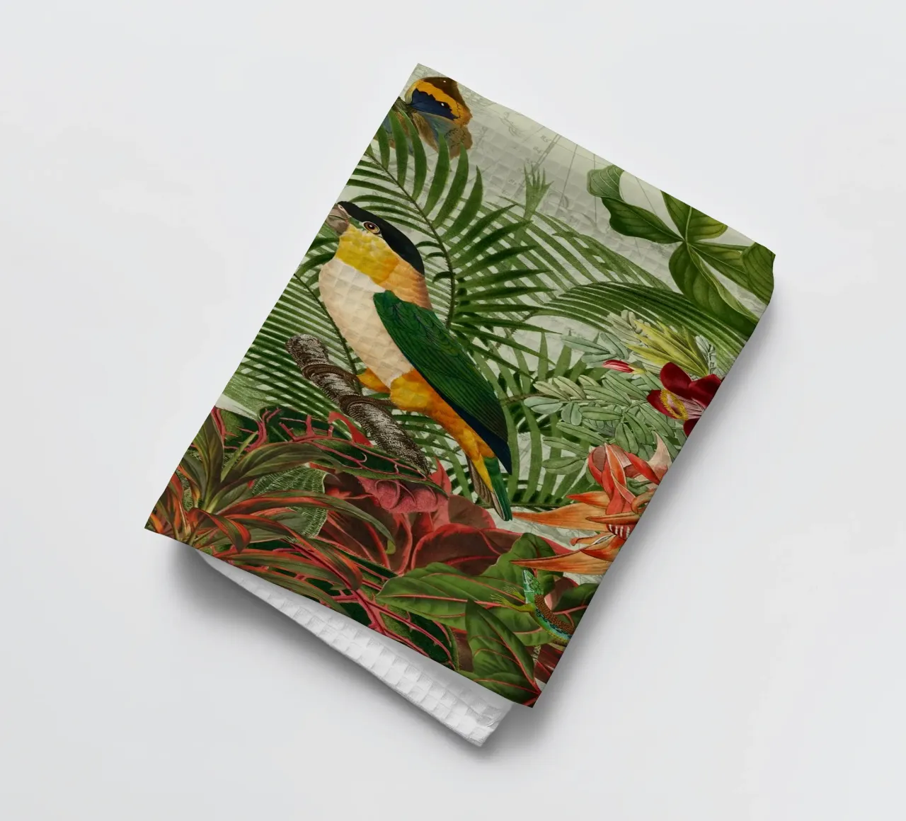 La vie dans la jungle exotique torchon de Vintage World - Uta Naumann