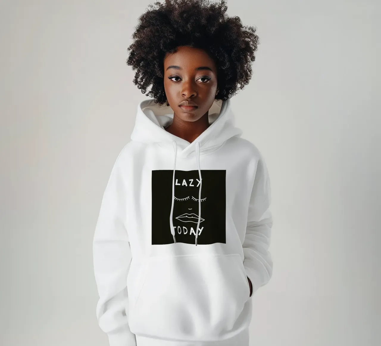 Lazy Today Hoodie von Vasare Nar