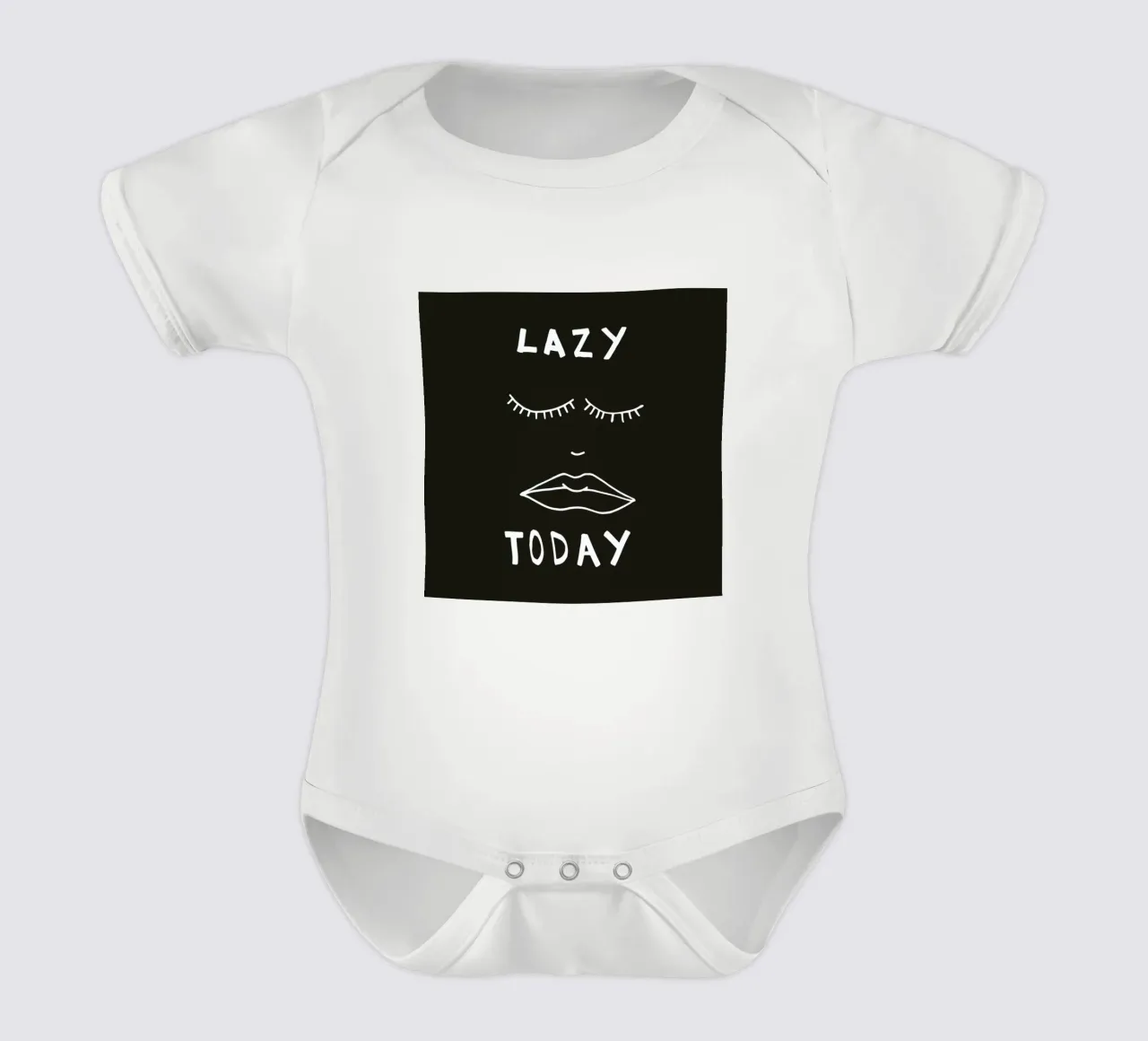 Lazy Today Kurzarm Babybody von Vasare Nar