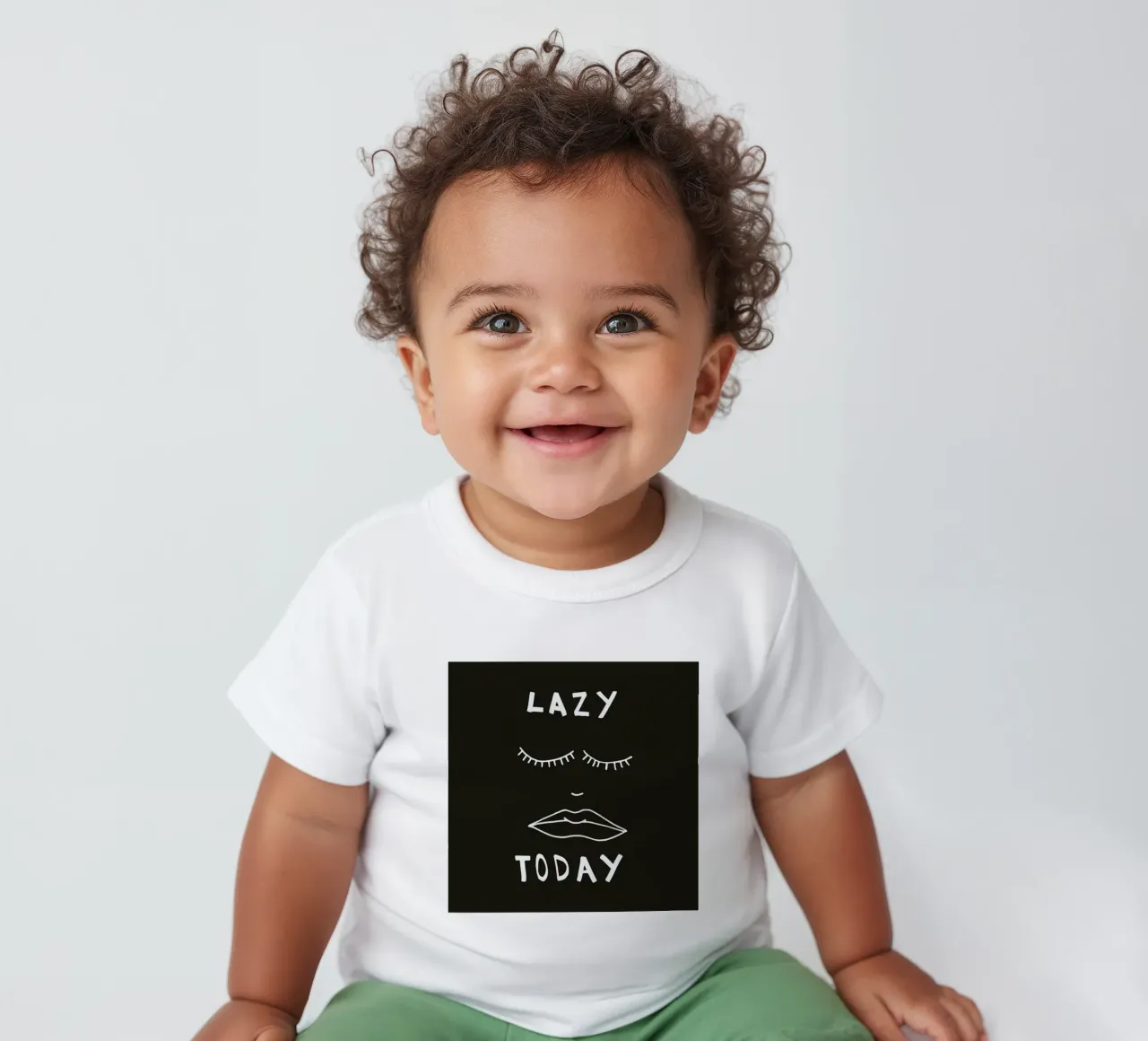 Lazy Today Baby T-Shirt von Vasare Nar