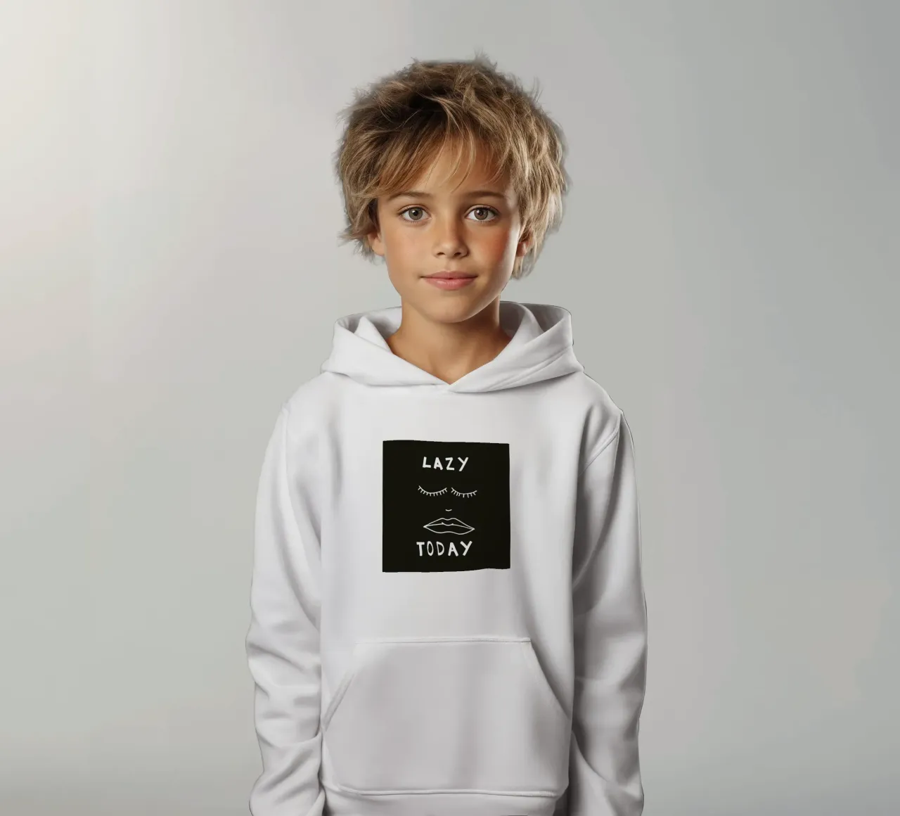 Lazy Today felpa bambino con cappuccio da Vasare Nar