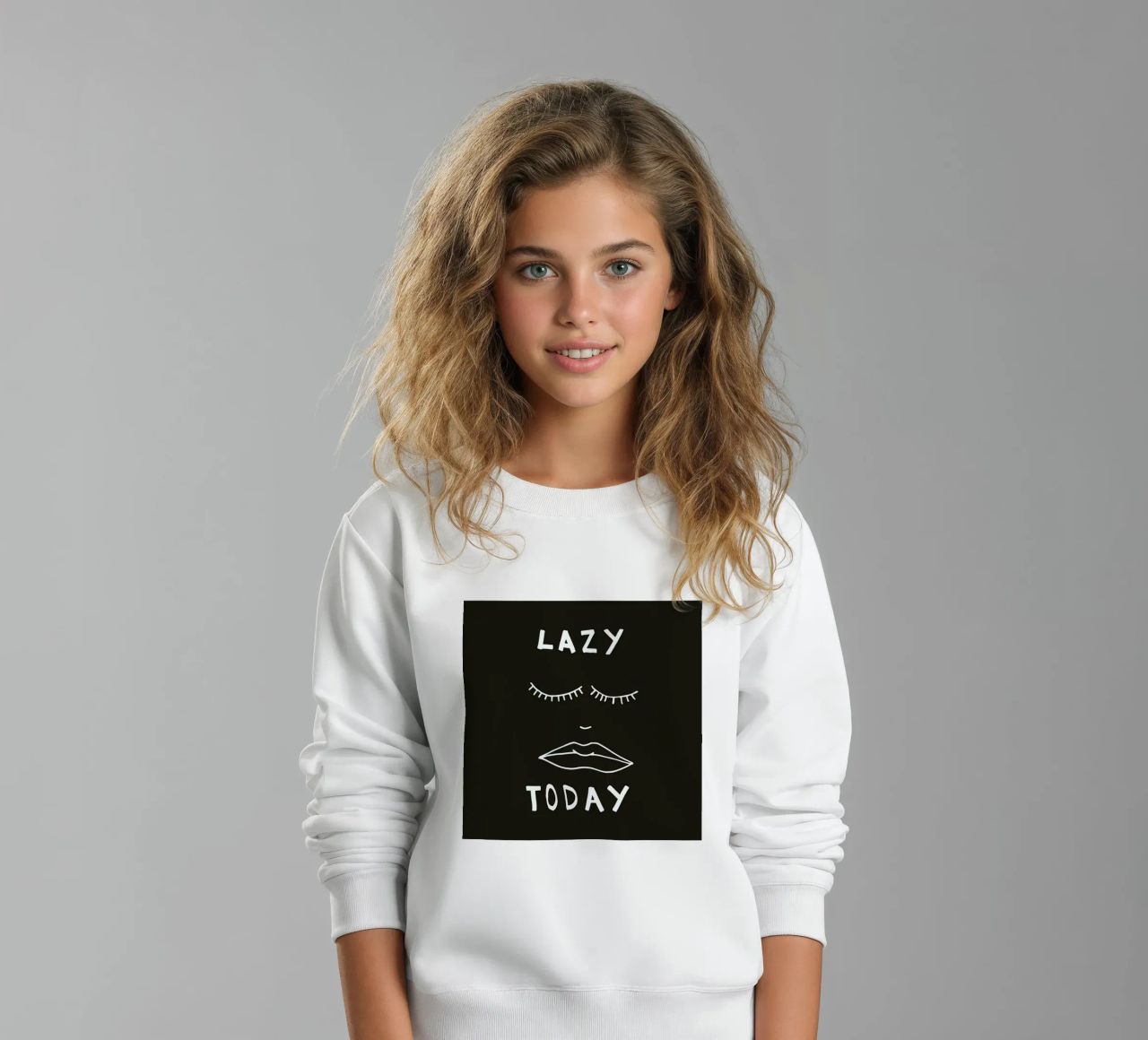 Lazy Today felpa bambino da Vasare Nar