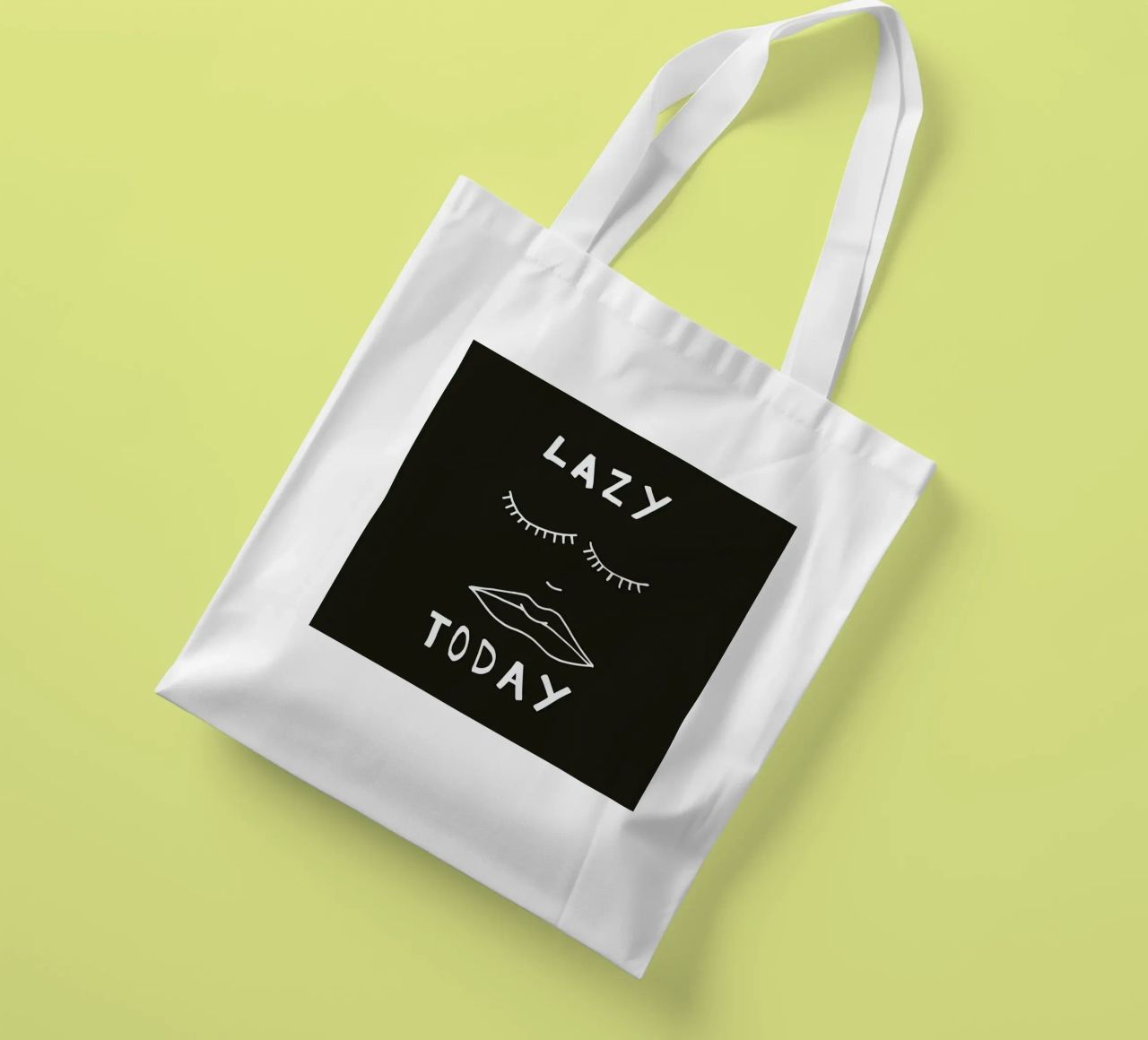 Lazy Today borsa in juta da Vasare Nar