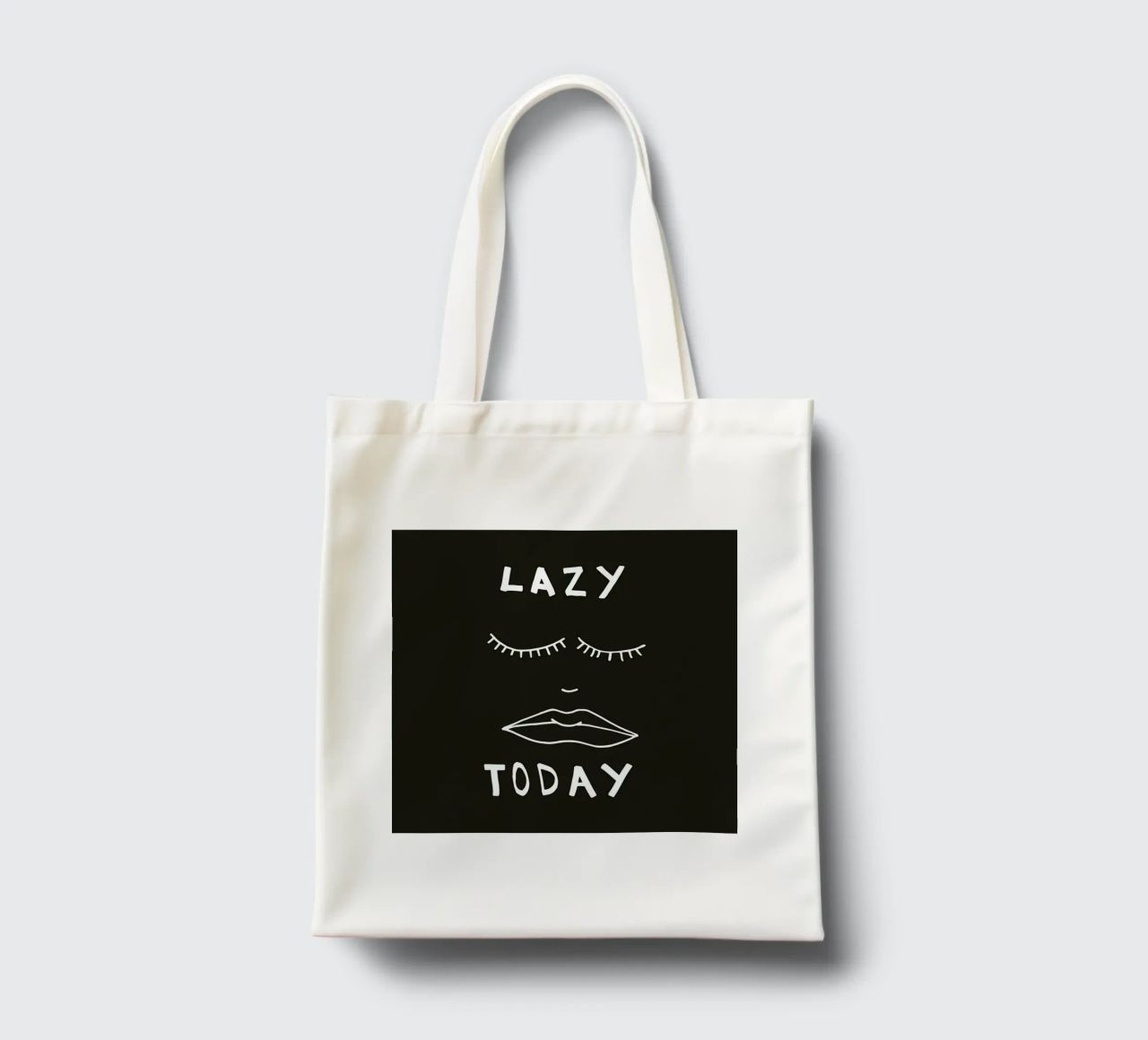 Lazy Today borsa in juta da Vasare Nar