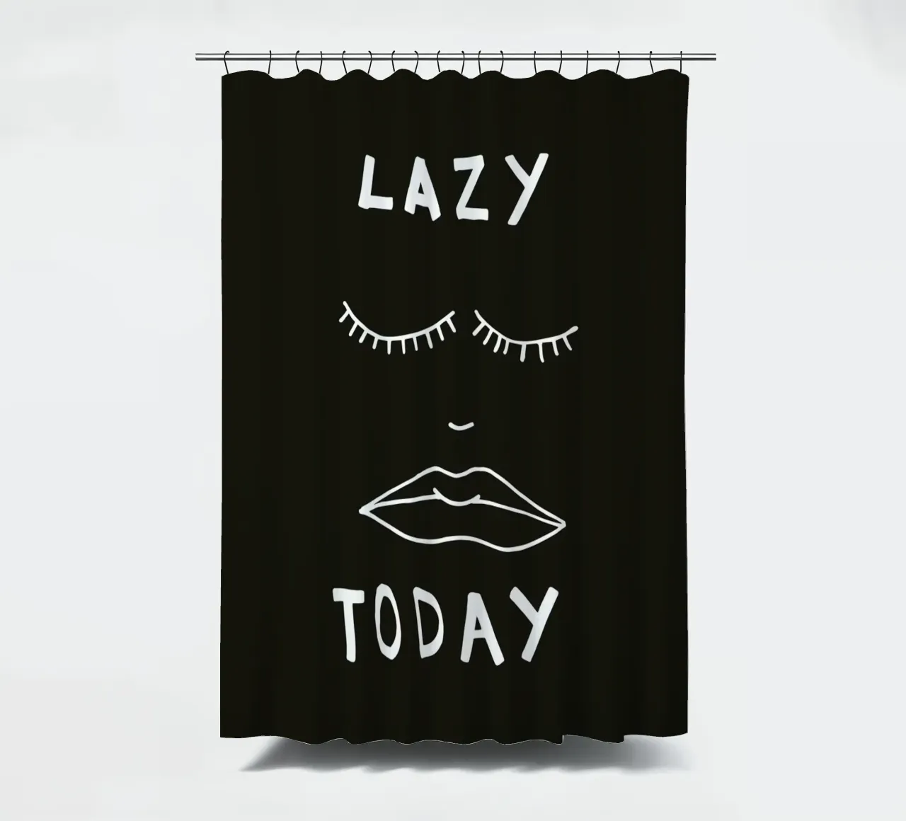 Lazy Today Duschvorhang von Vasare Nar