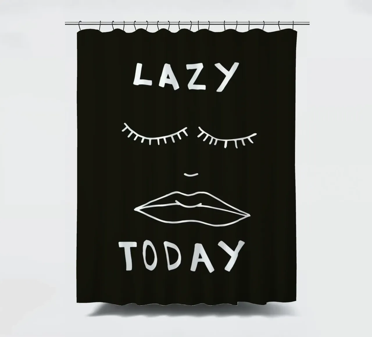 Lazy Today Duschvorhang von Vasare Nar