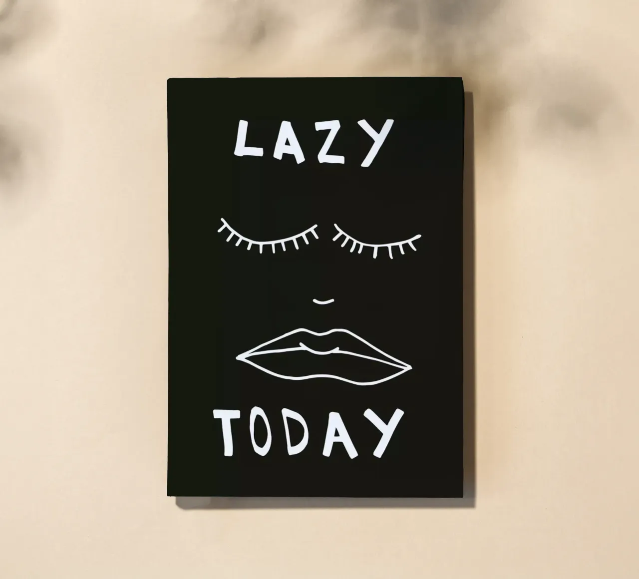 Lazy Today notebook by Vasare Nar