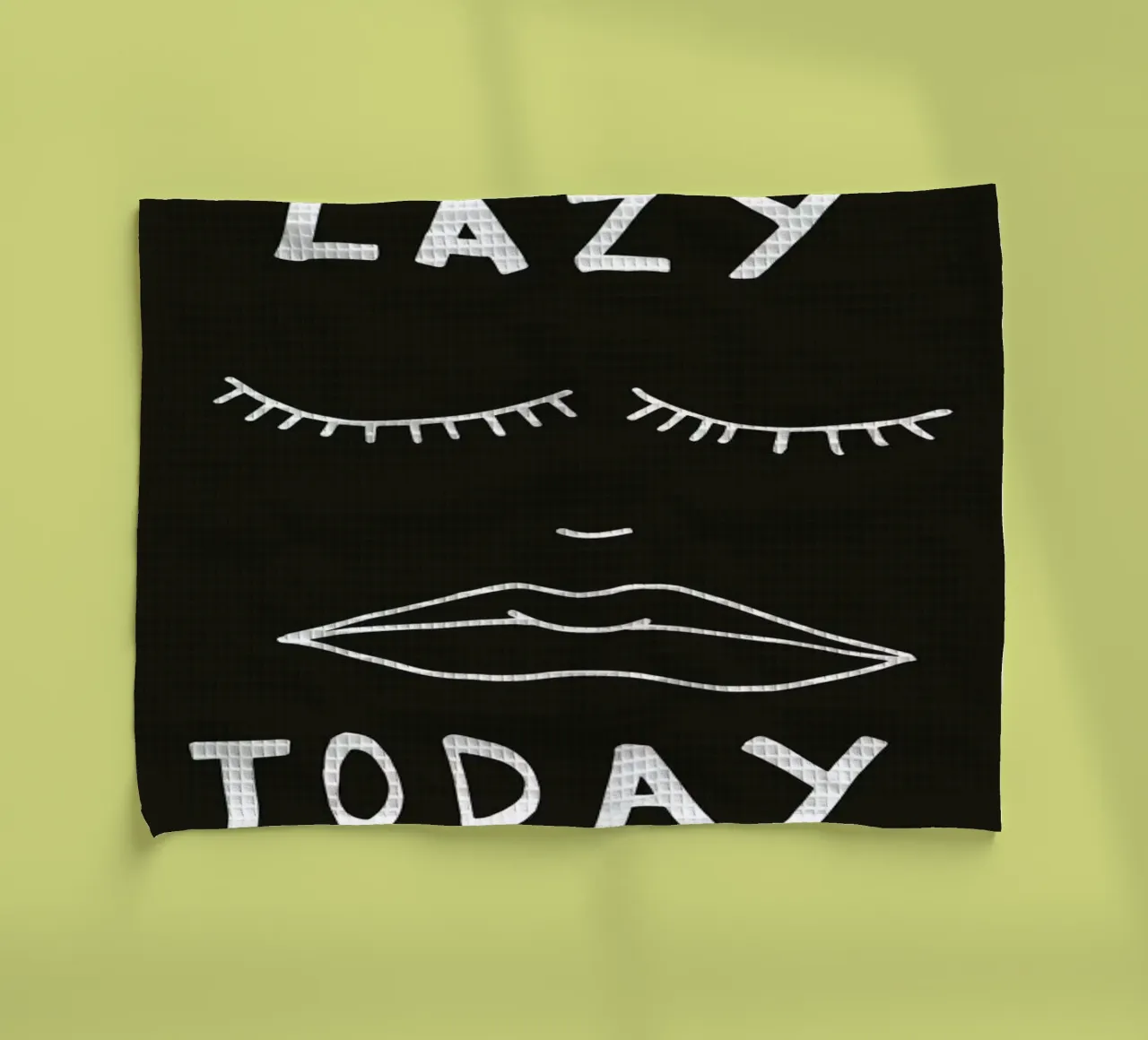 Lazy Today canovaccio da cucina da Vasare Nar