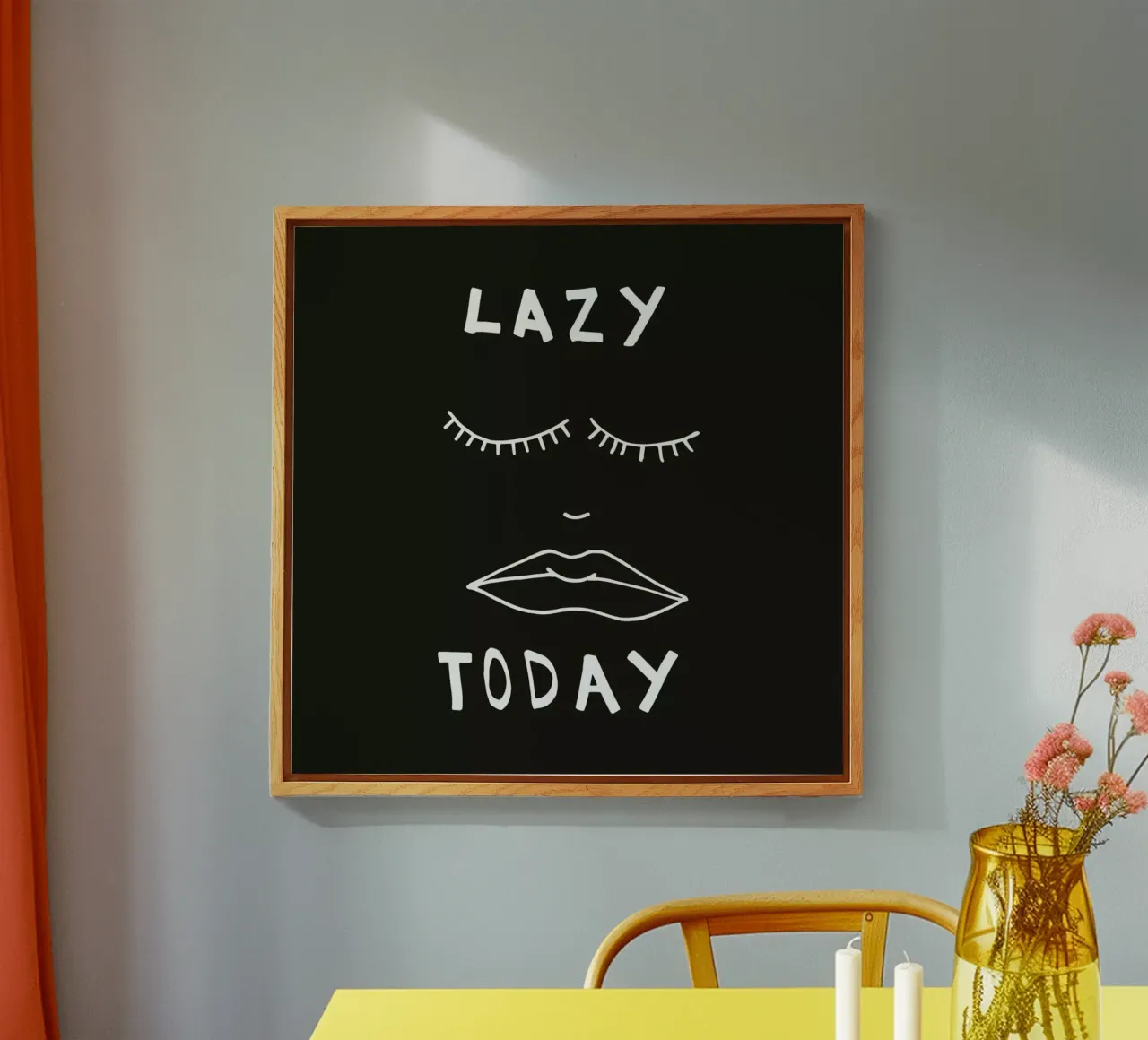 Lazy Today Acryl-Glas von Vasare Nar