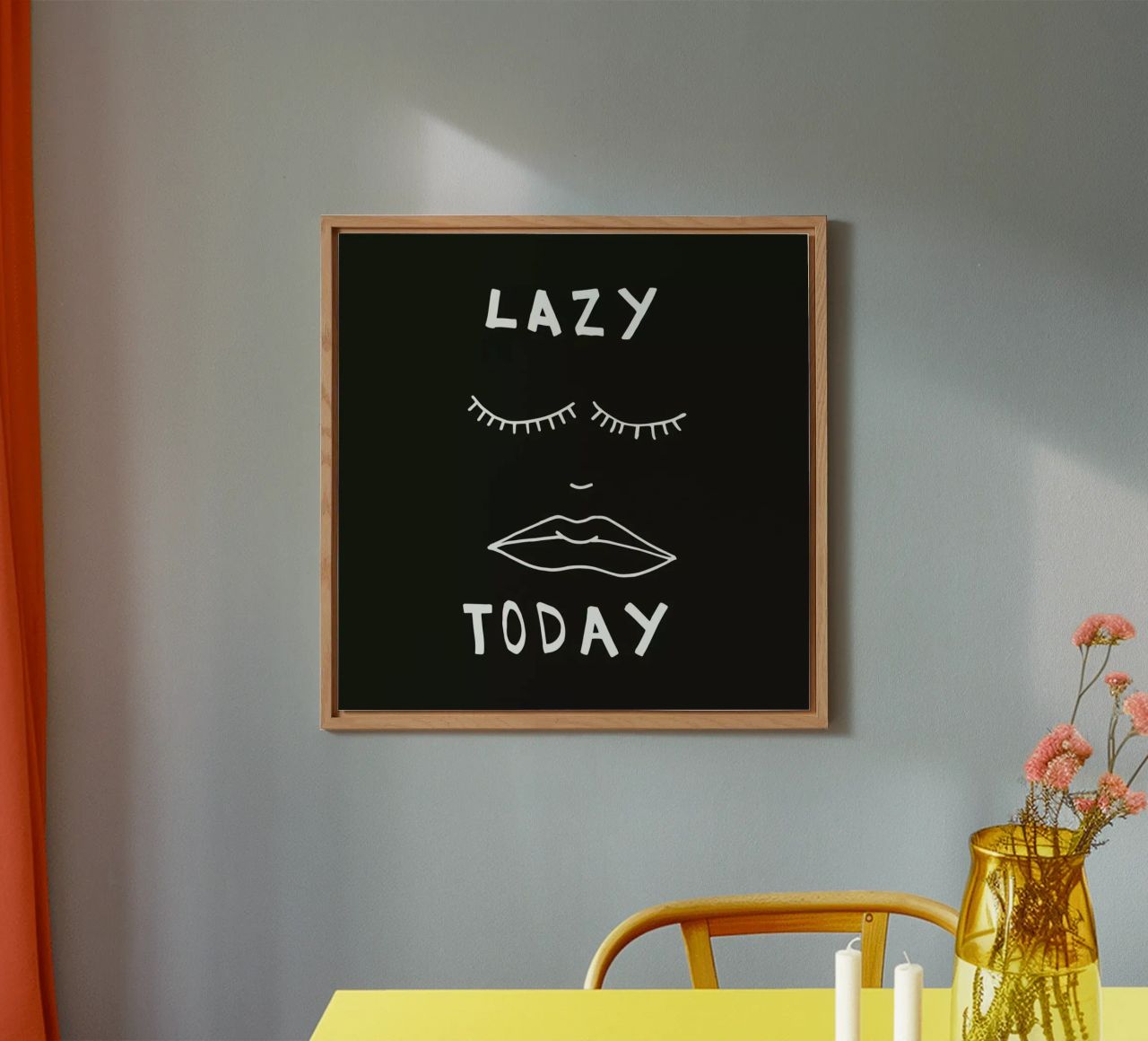 Lazy Today alluminio dibond da Vasare Nar