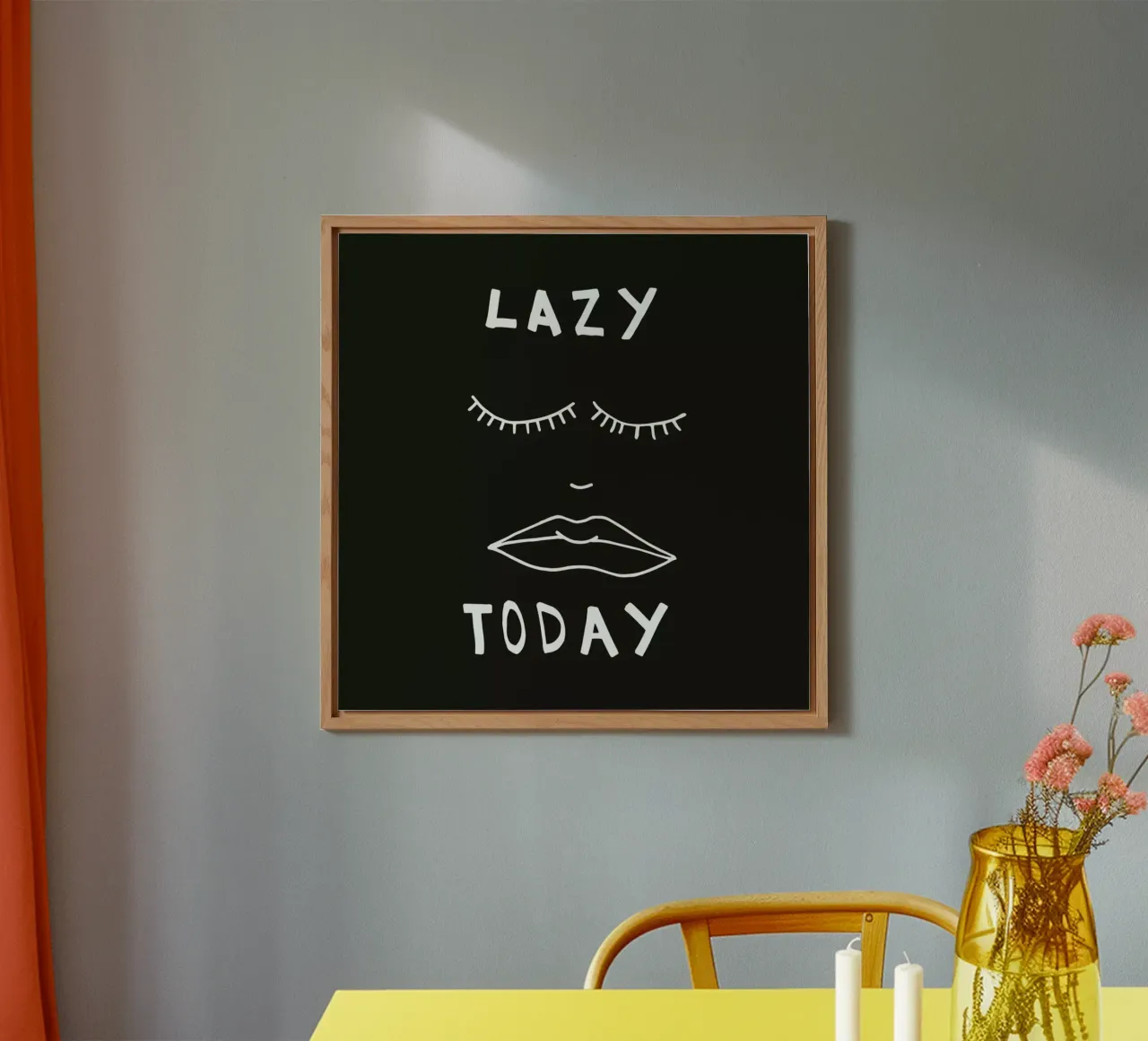 Lazy Today alluminio dibond da Vasare Nar