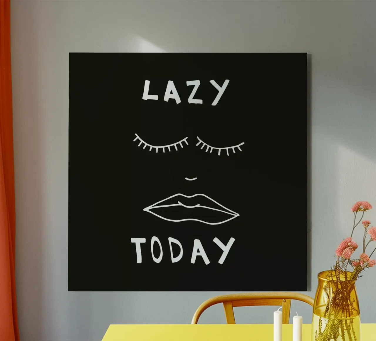 Lazy Today alluminio dibond da Vasare Nar