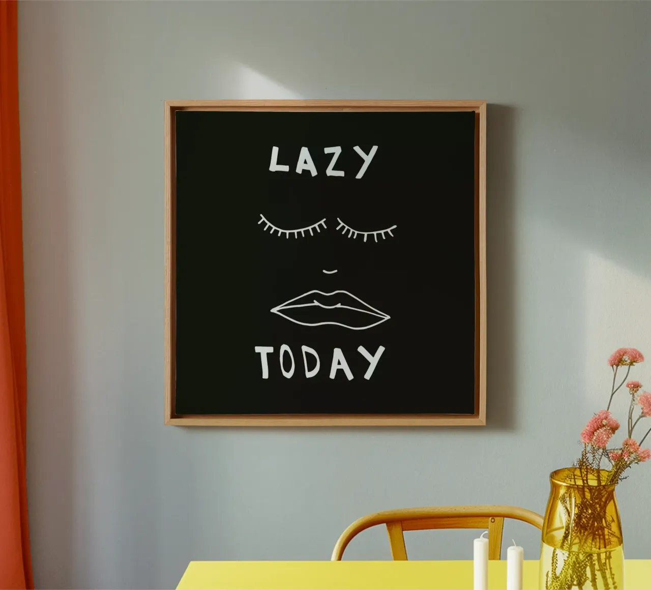 Lazy Today Leinwand von Vasare Nar