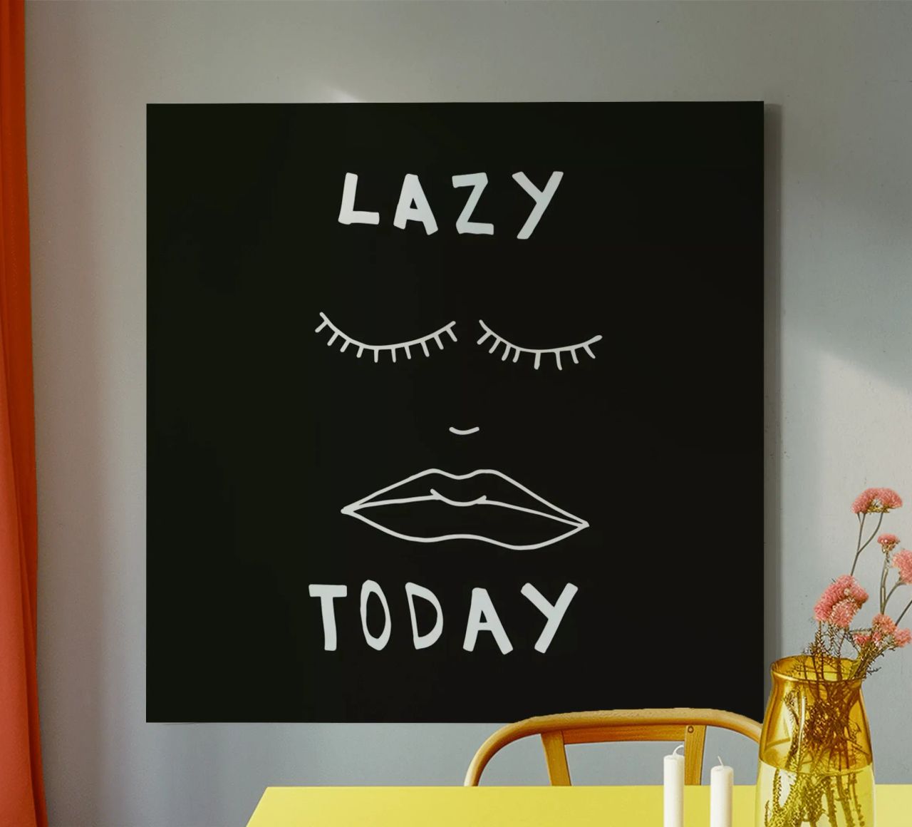 Lazy Today canvas by Vasare Nar