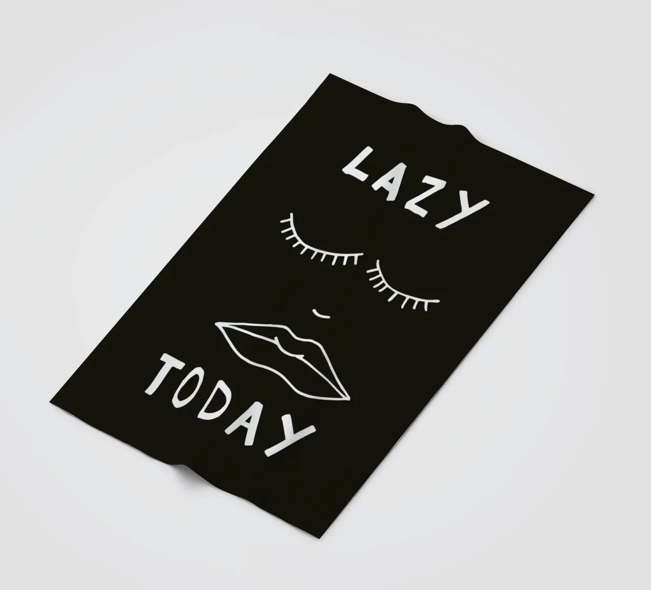 Lazy Today plaid polaire de Vasare Nar