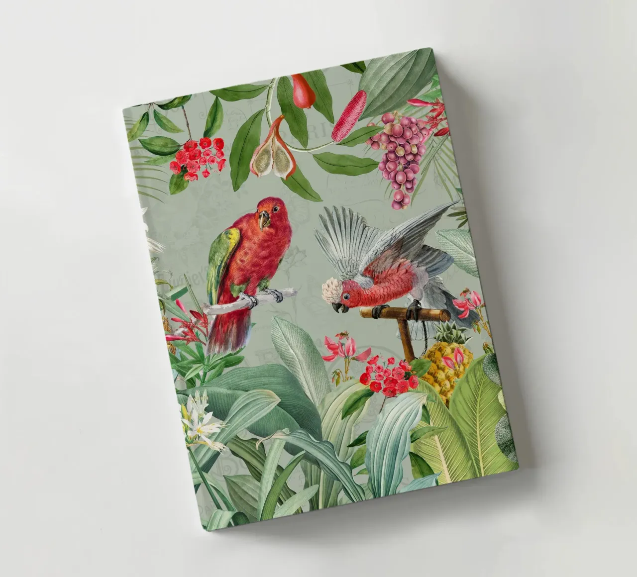 Crimson Wings in Paradise 1 notebook by Vintage World - Uta Naumann