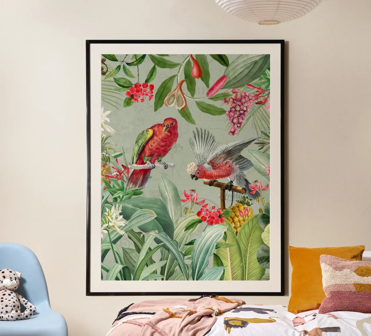 Les ailes du cramoisi au paradis 1 poster de Vintage World - Uta Naumann