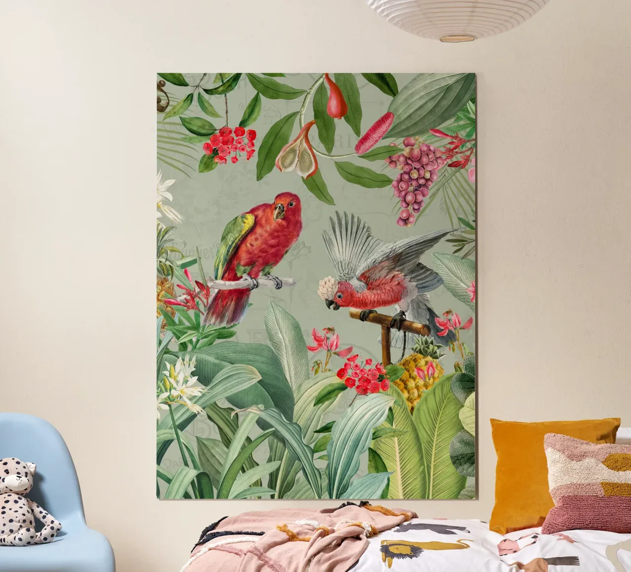 Les ailes du cramoisi au paradis 1 poster de Vintage World - Uta Naumann